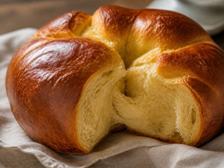 Brioche parisienne recette : pâte moelleuse et texture filante