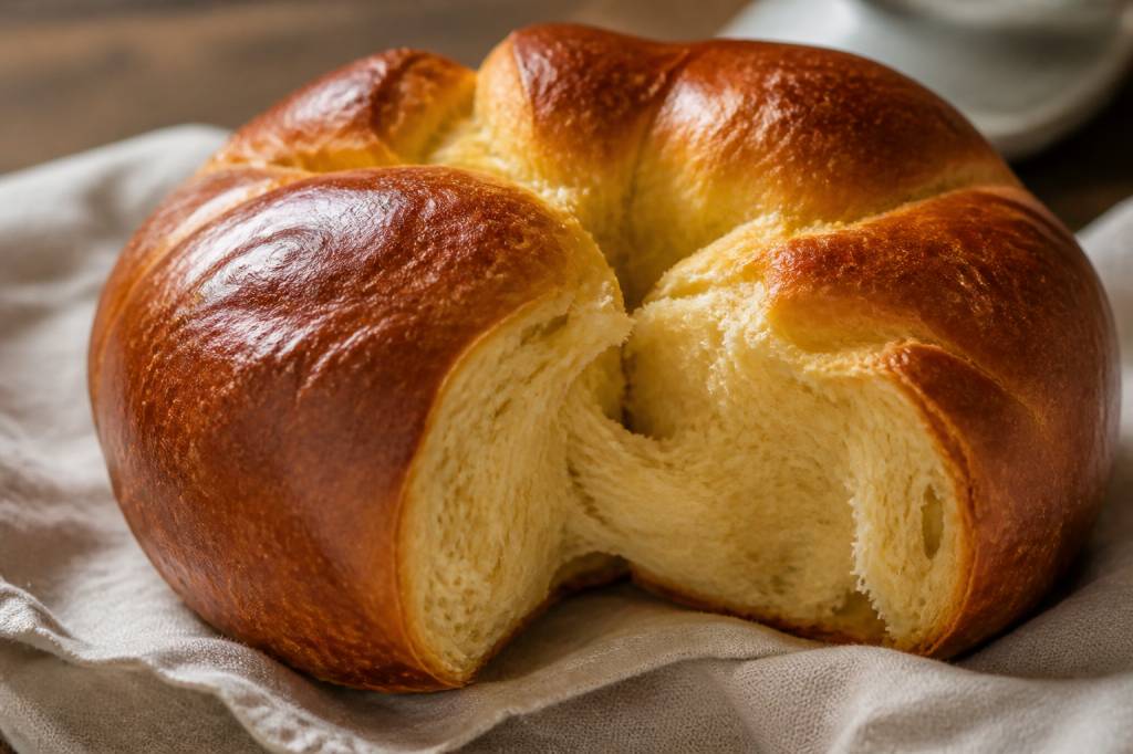 Brioche parisienne recette : pâte moelleuse et texture filante
