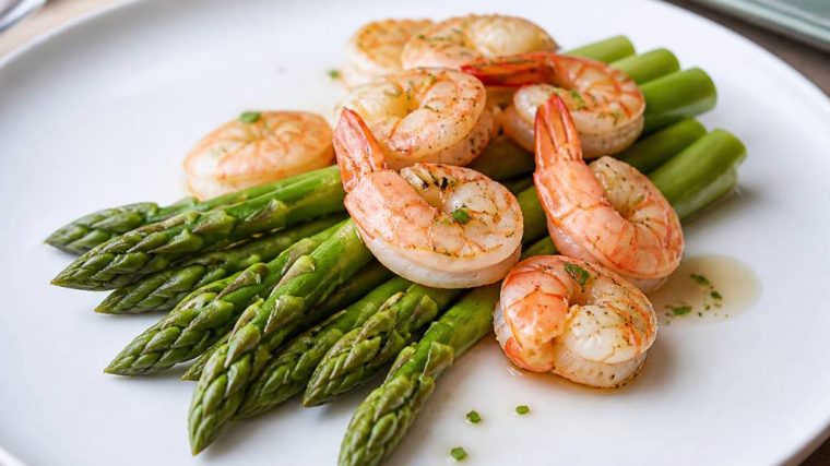 Recette asperge et crevette : une assiette élégante et printanière