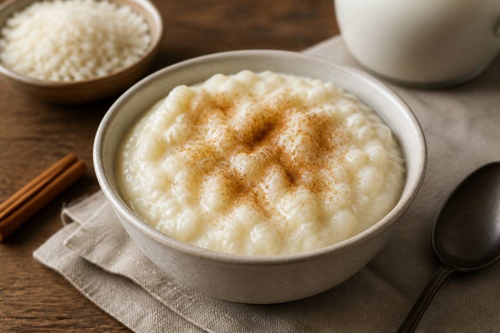 Riz au lait avec riz risotto : recette crémeuse et originale