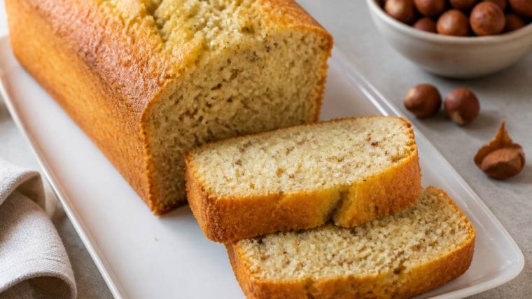 Cake à la poudre de noisette : version fondante et parfumée