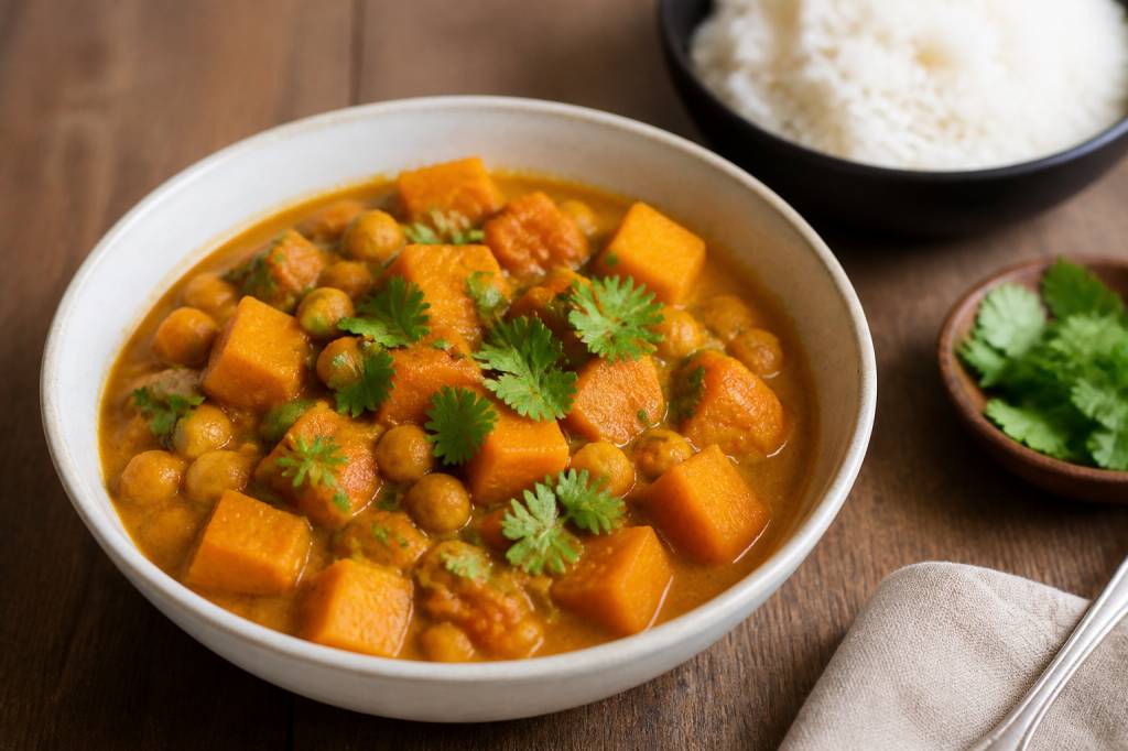 Curry patate douce : recette réconfortante et pleine d’épices