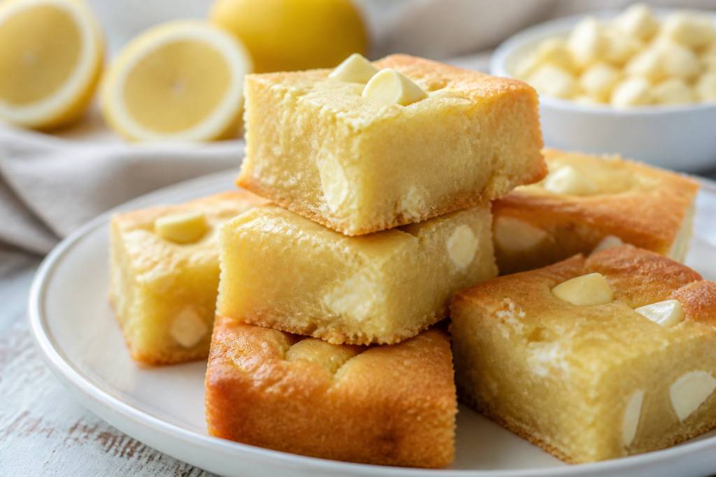 Brownie citron chocolat blanc : dessert fondant aux saveurs acidulées