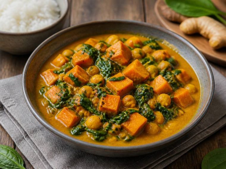 Recette curry patate douce lait de coco : plat fondant et parfumé