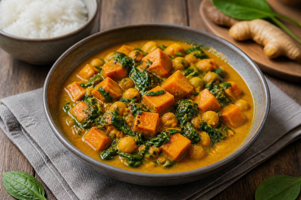 Recette curry patate douce lait de coco : plat fondant et parfumé