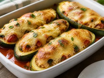 Courgettes farcie fromage : recette gratinée et généreuse