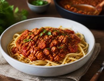 Bolognaise tofu : recette végétarienne riche et facile à cuisiner