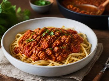 Bolognaise tofu : recette végétarienne riche et facile à cuisiner