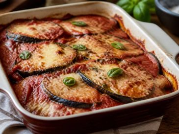 Aubergines à la parmesane : recette italienne gratinée et fondante