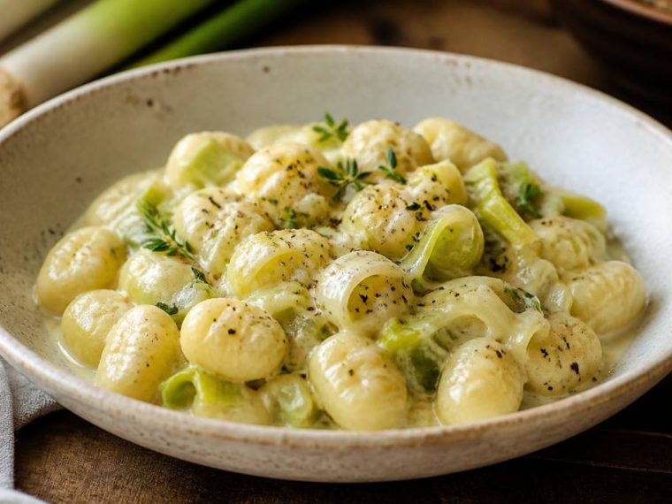 Gnocchi poireaux : recette crémeuse et facile du quotidien