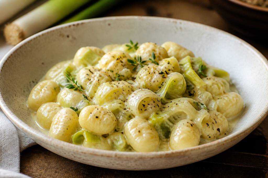 Gnocchi poireaux : recette crémeuse et facile du quotidien